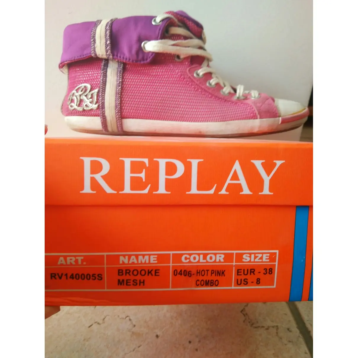 Buy Replay Cloth trainers online
