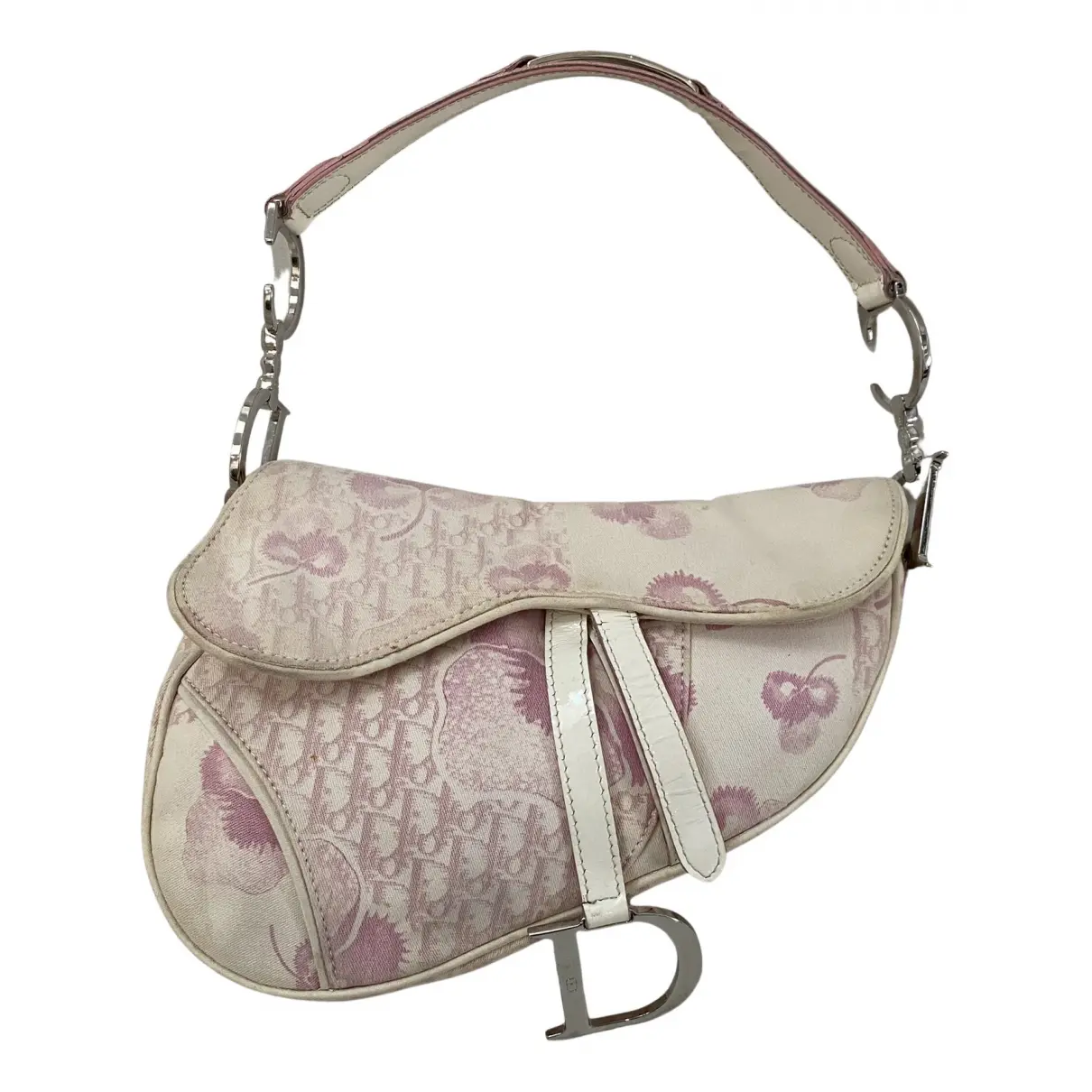 Saddle cloth handbag Dior - Vintage