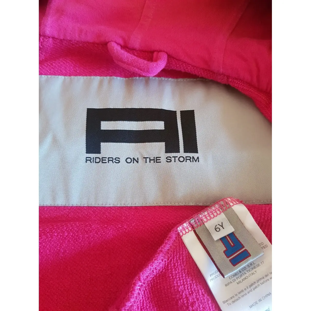 Buy Ai Riders On The Storm Pink Cotton Knitwear online