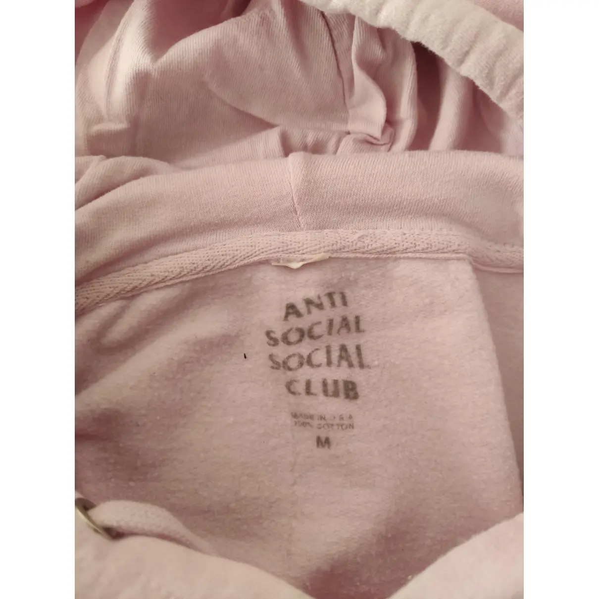 Buy Anti Social Social Club Pink Cotton Knitwear online