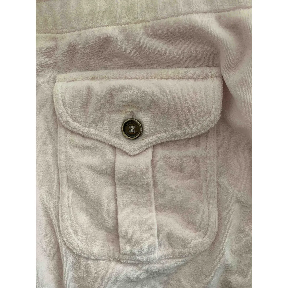 Pink Cotton Shorts Burberry