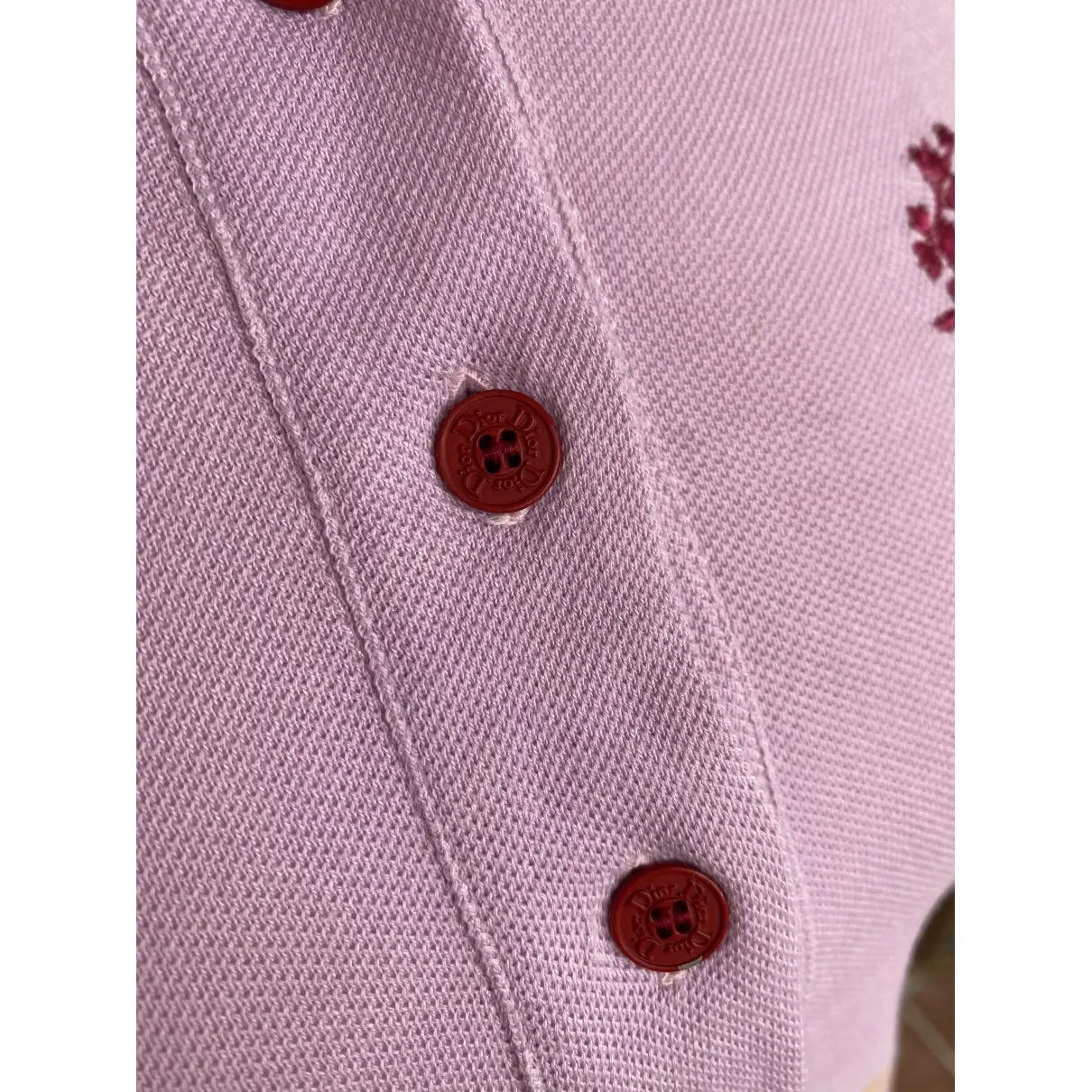 Pink Cotton Top Dior - Vintage