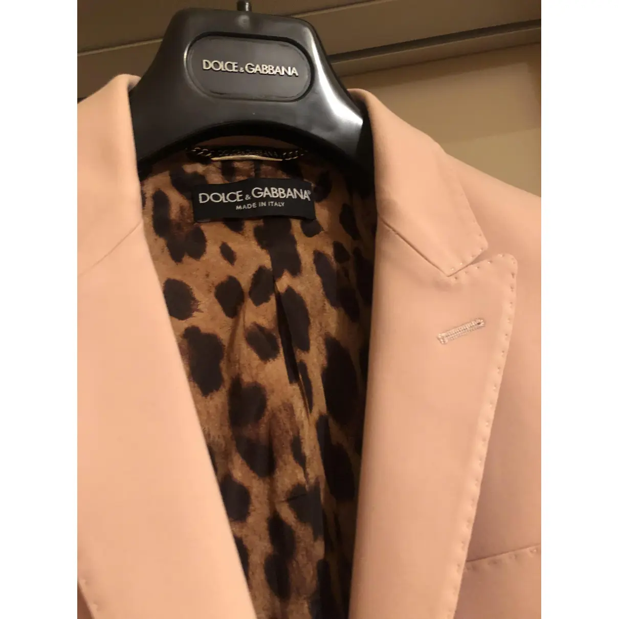 Pink Cotton Jacket Dolce & Gabbana