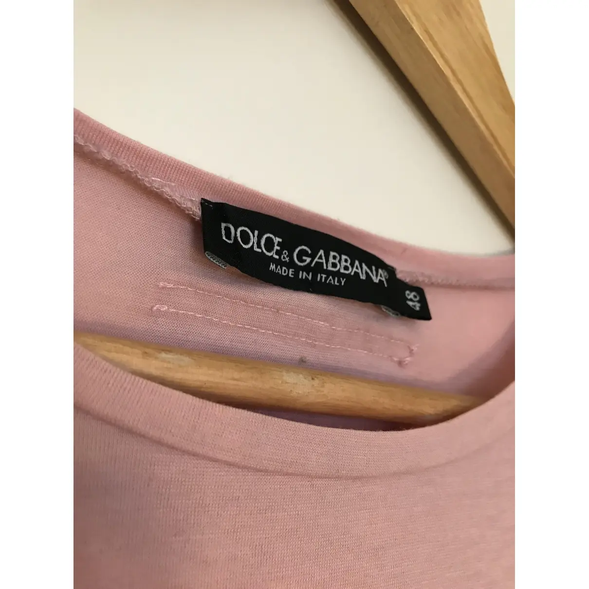 Dolce & Gabbana Pink Cotton T-shirt for sale