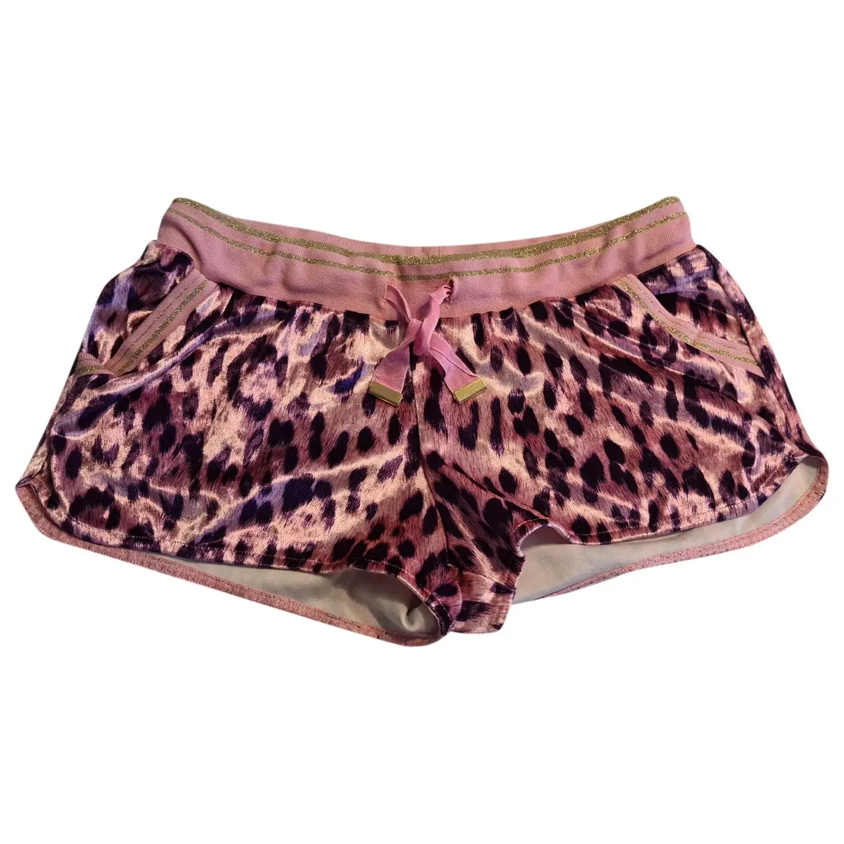 Pink Cotton - elasthane Shorts Roberto Cavalli