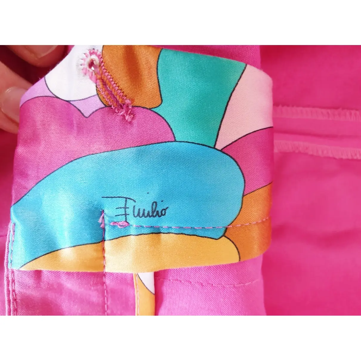 Buy Emilio Pucci Pink Cotton Shorts online