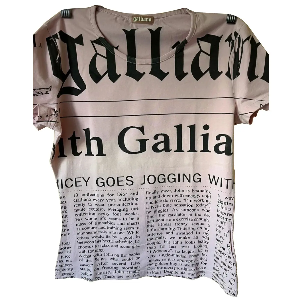 T-shirt Galliano