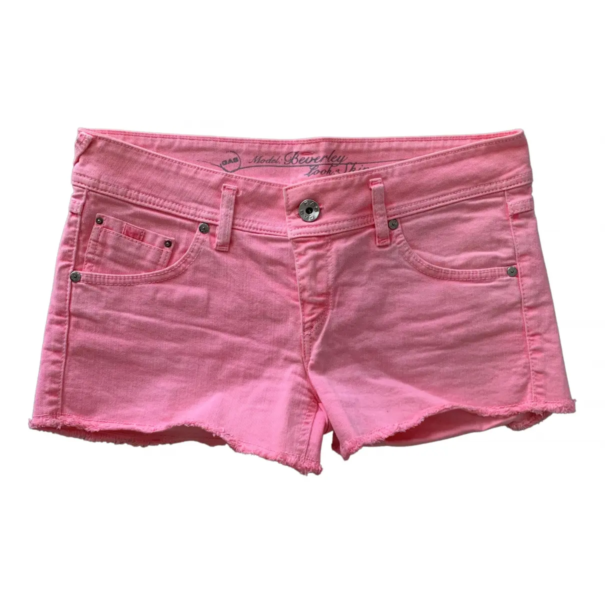 Pink Cotton Shorts Gas