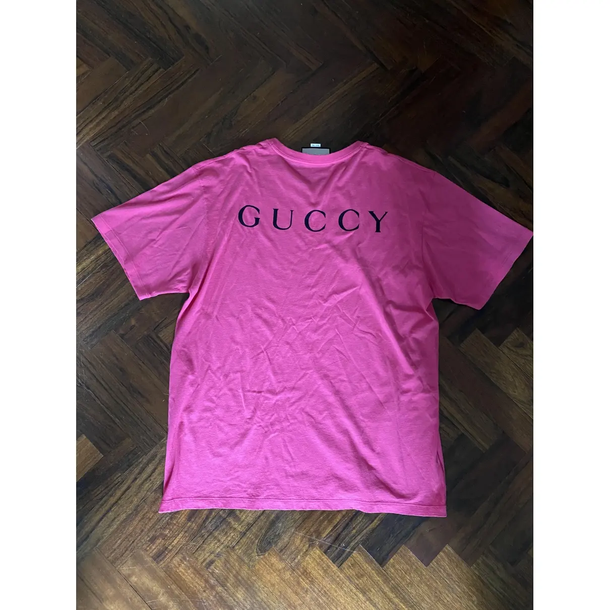 Gucci Pink Cotton T-shirt for sale