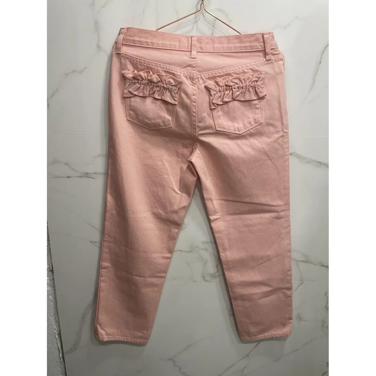 Buy J Brand x Simone Rocha Pink Cotton Jeans online