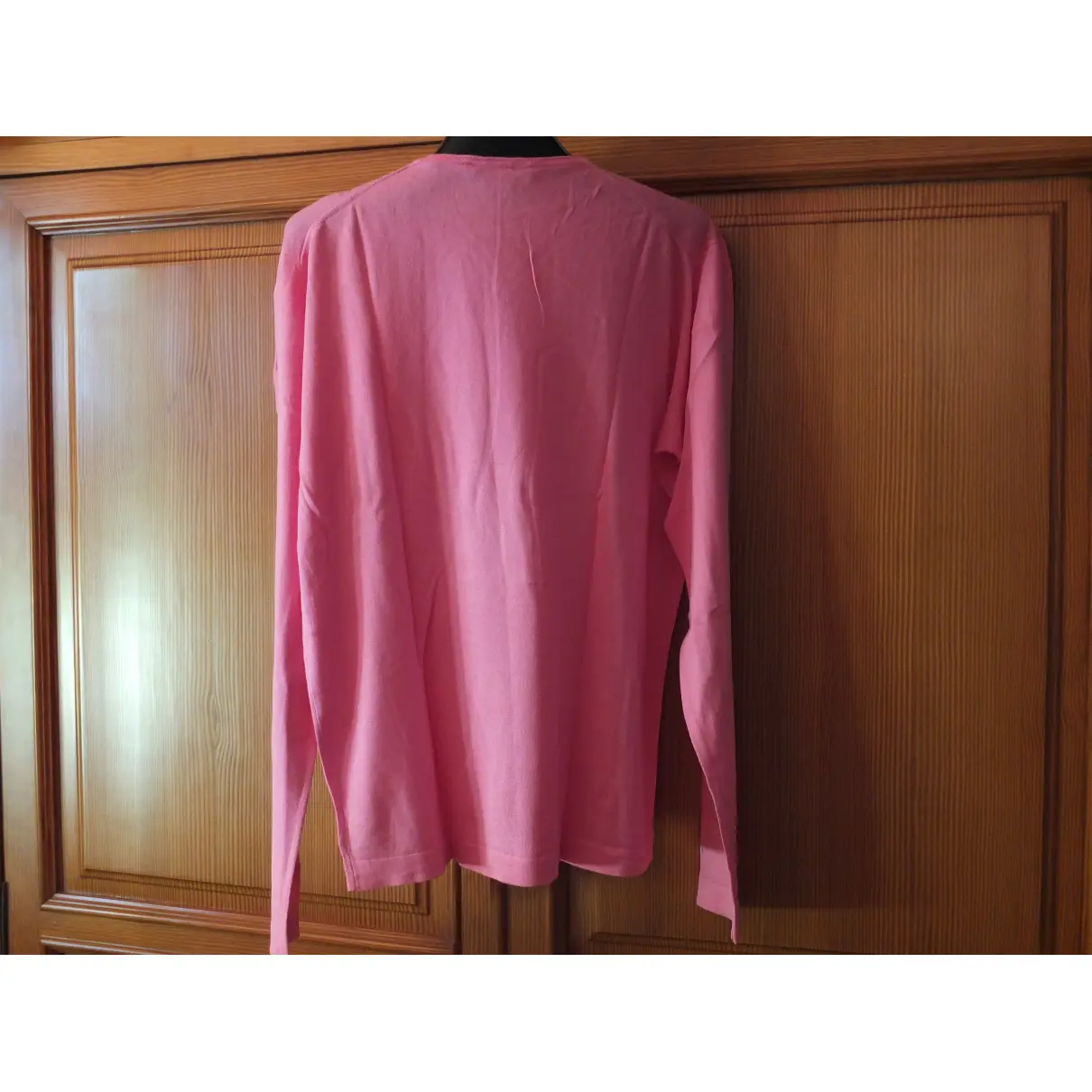 Buy John Smedley Pink Cotton Knitwear & Sweatshirt online