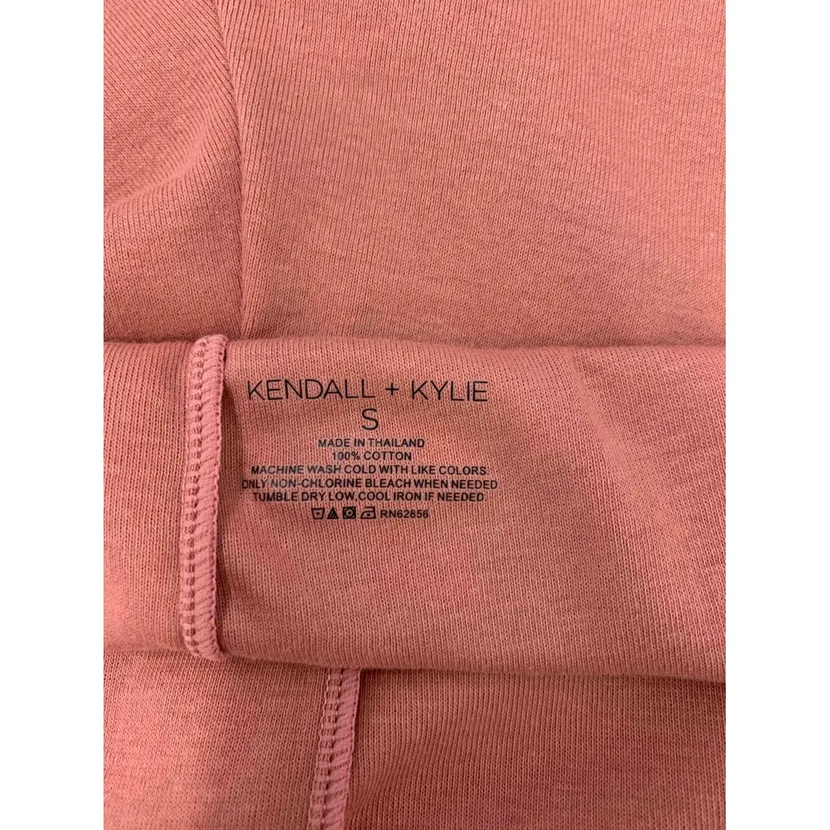 Buy Kendall + Kylie Pink Cotton Shorts online