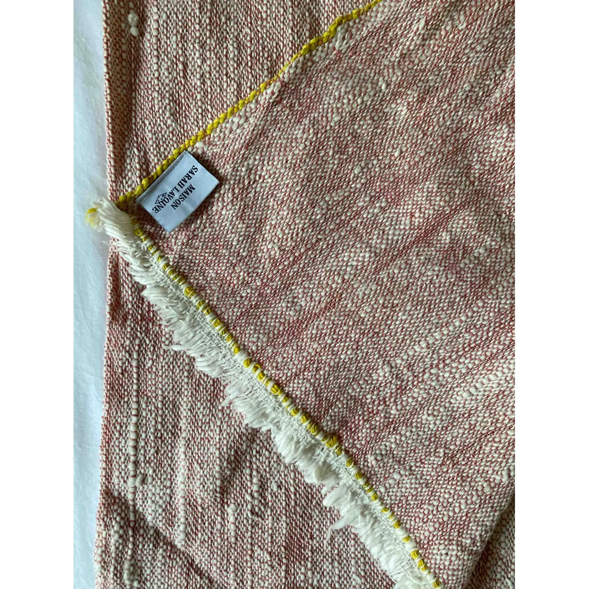 Buy Maison Sarah Lavoine Pink Cotton Textile online