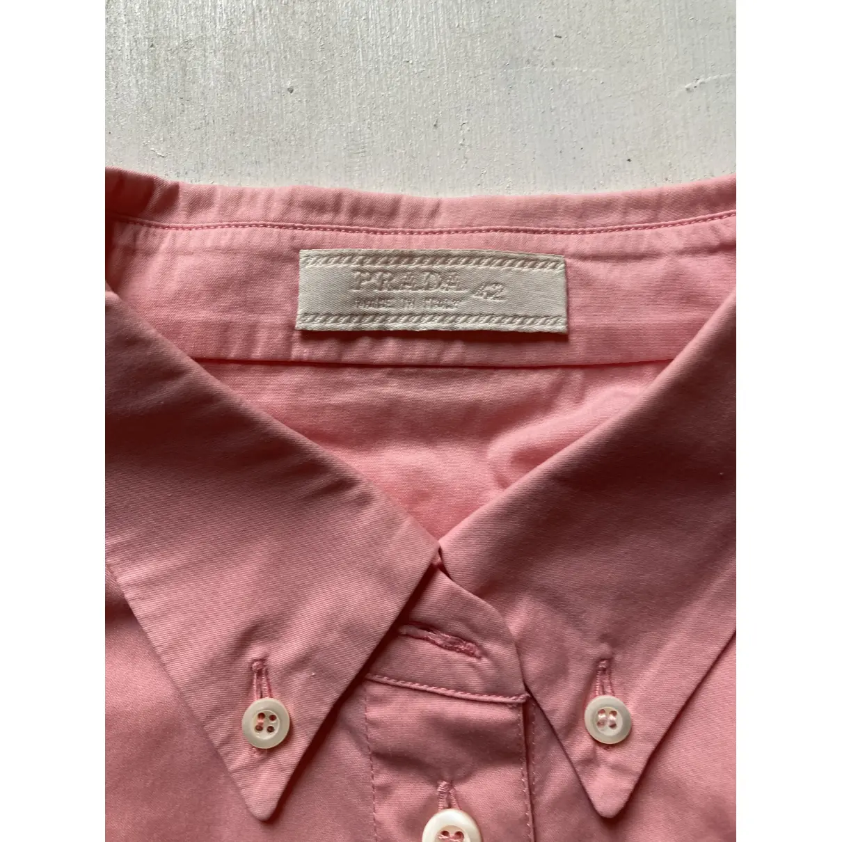 Buy Prada Pink Cotton Top online