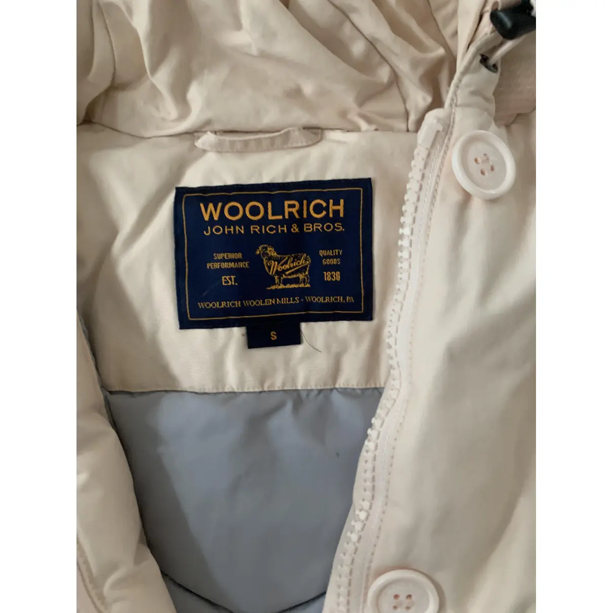 Buy Woolrich Pink Cotton Coat online