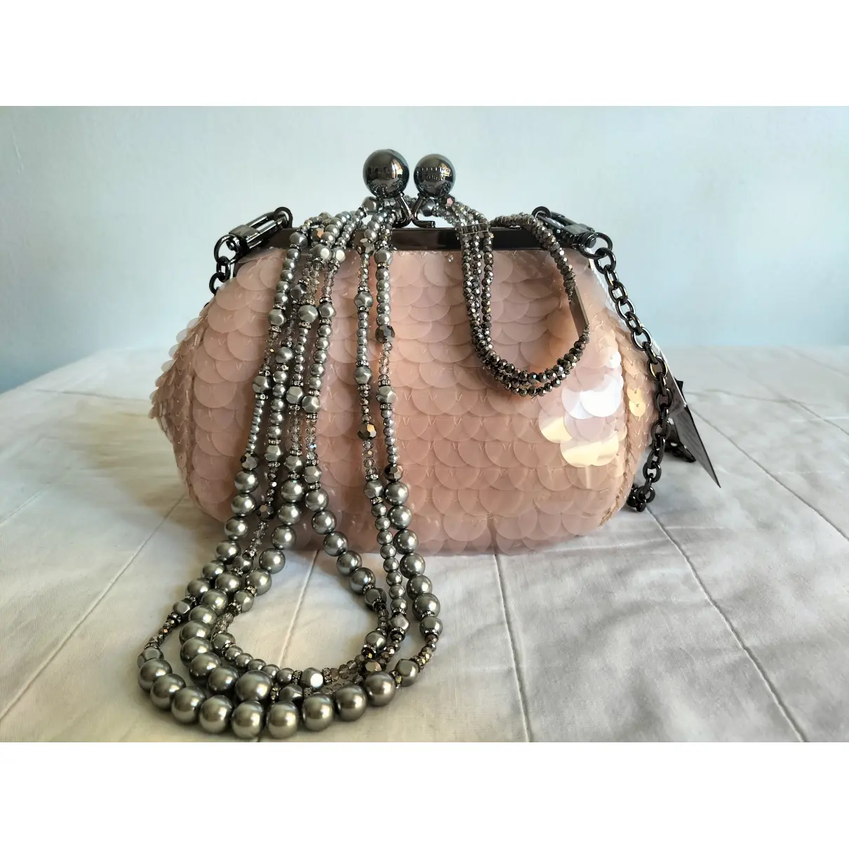 Buy Max Mara Weekend Pasticcino glitter handbag online