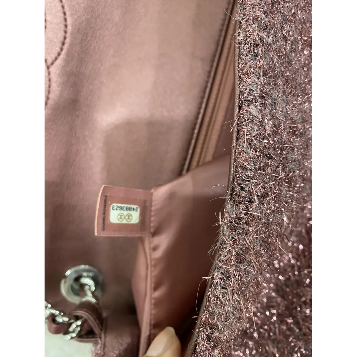 Timeless/Classique glitter crossbody bag Chanel