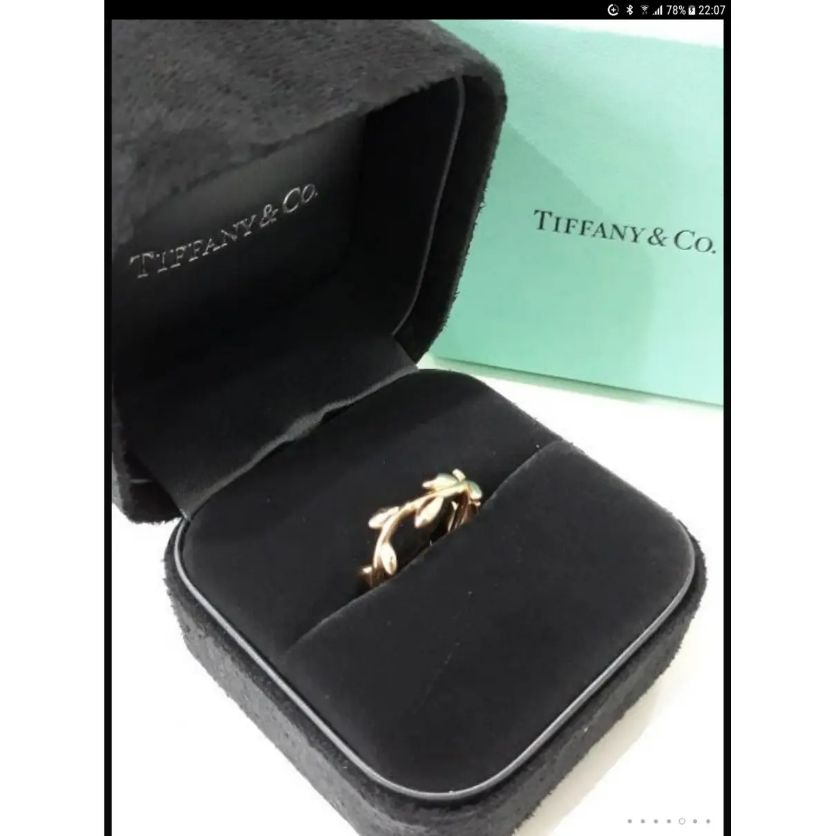 Buy Tiffany & Co Elsa Peretti  pink gold ring online