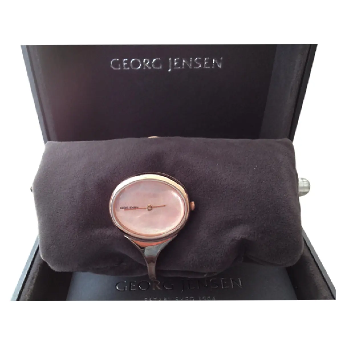 Pink Gold plated Watch Georg Jensen