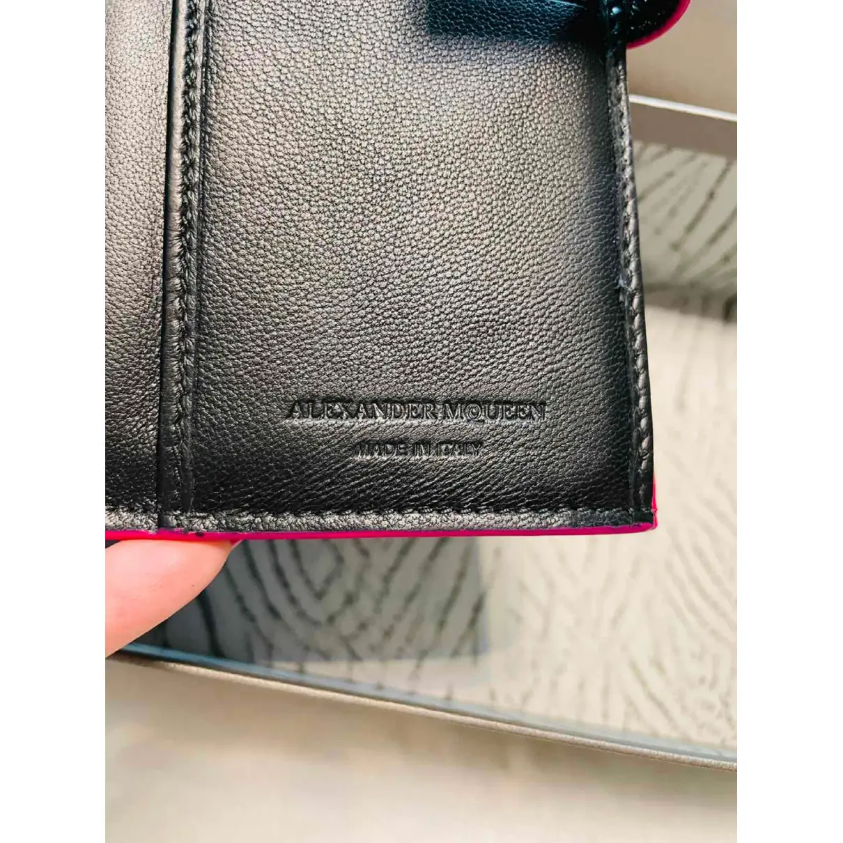 Buy Alexander McQueen Leather wallet online