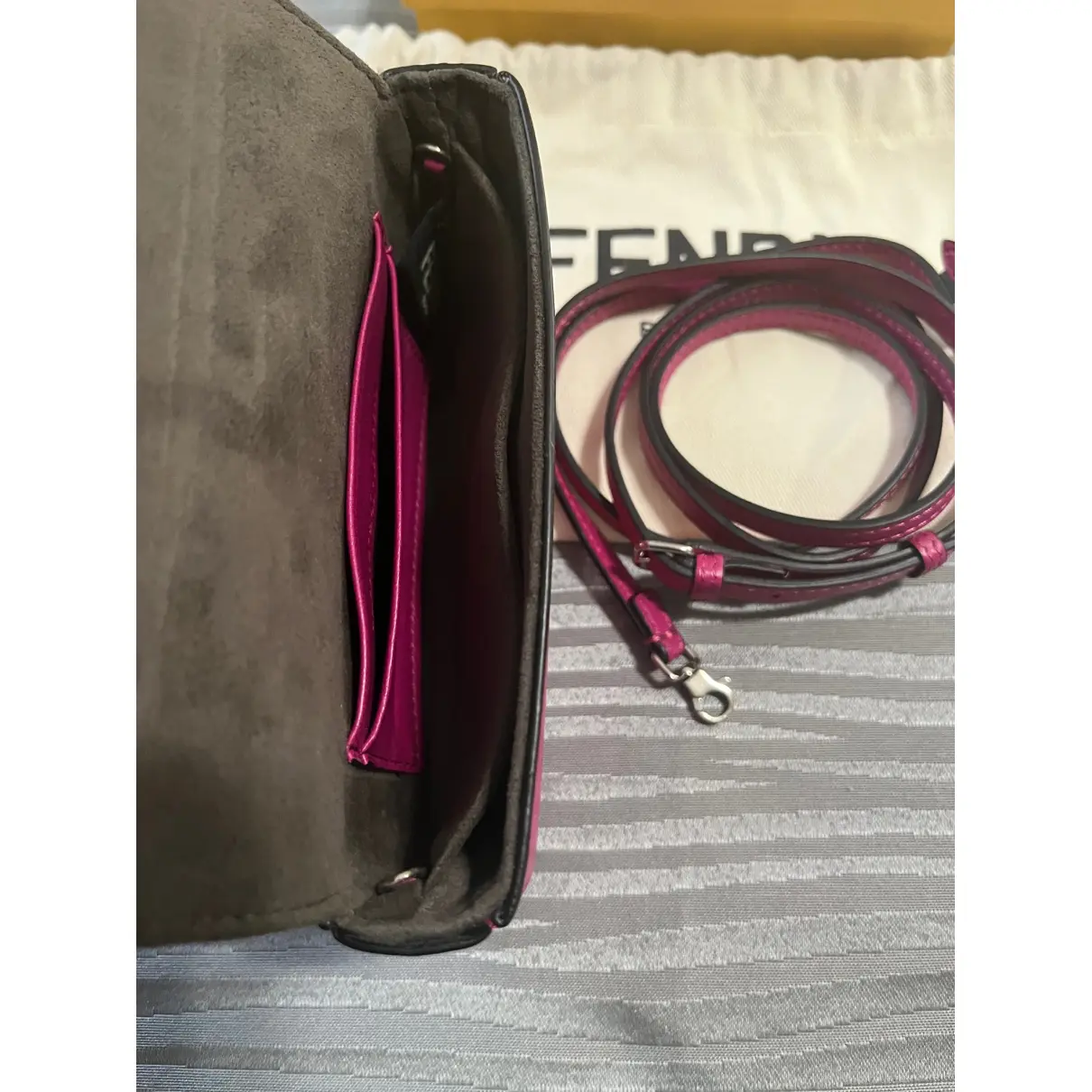 Baguette Chain leather handbag Fendi