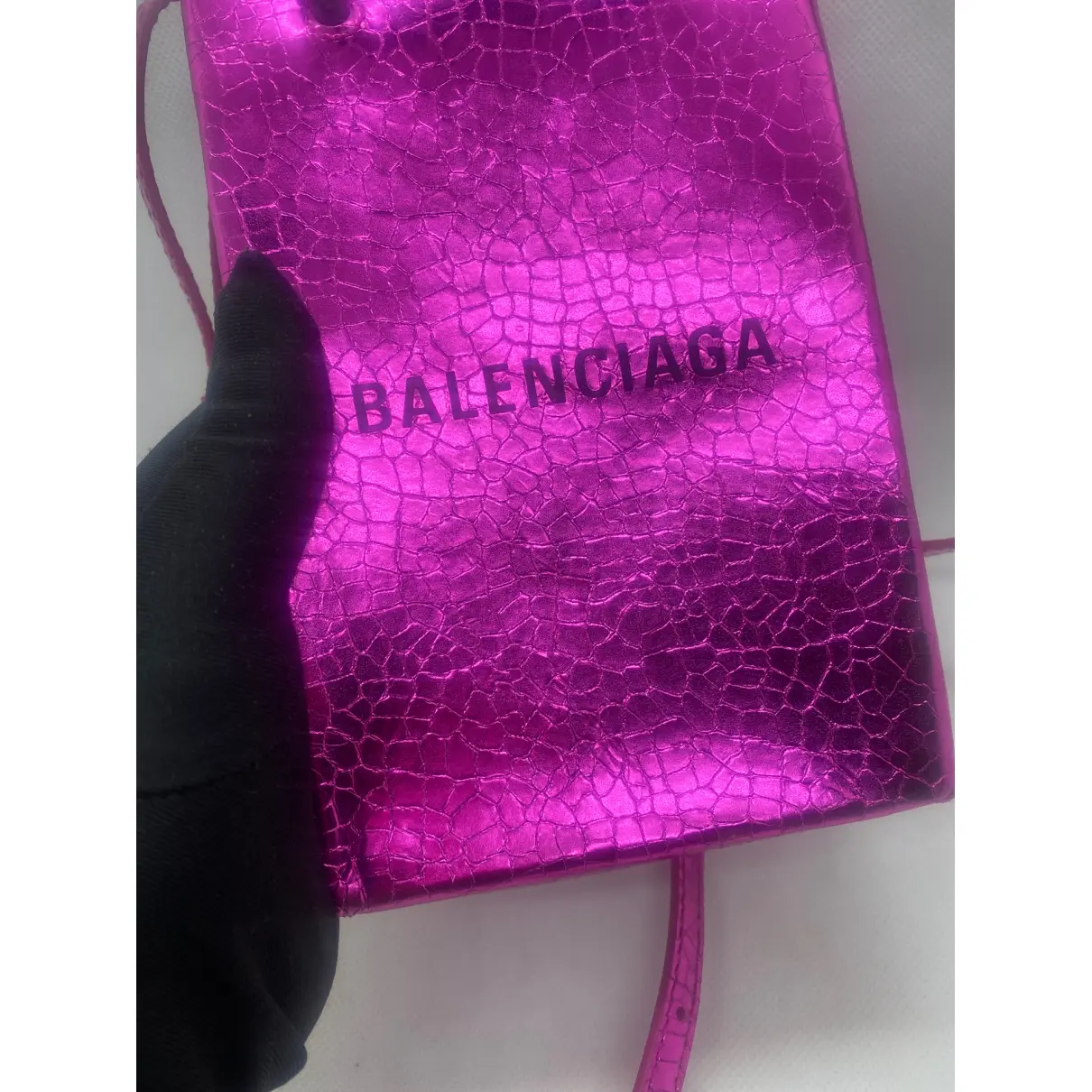 Leather crossbody bag Balenciaga