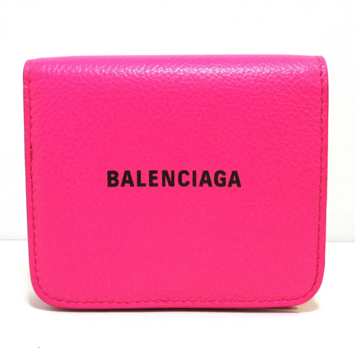Leather purse Balenciaga