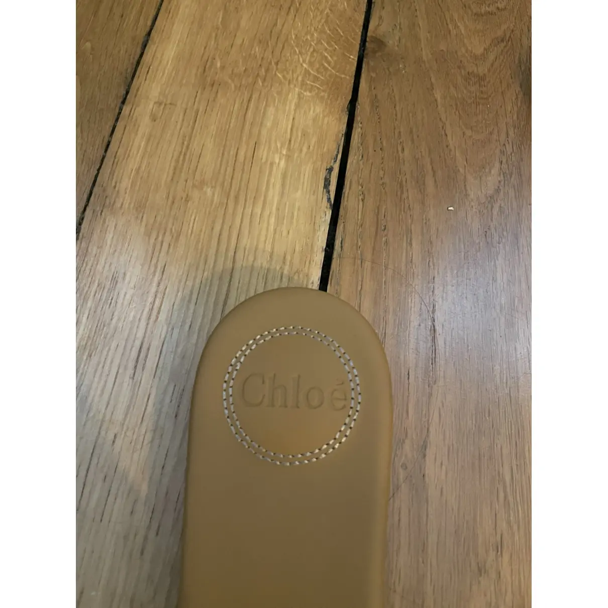 Buy Chloé C leather mules online