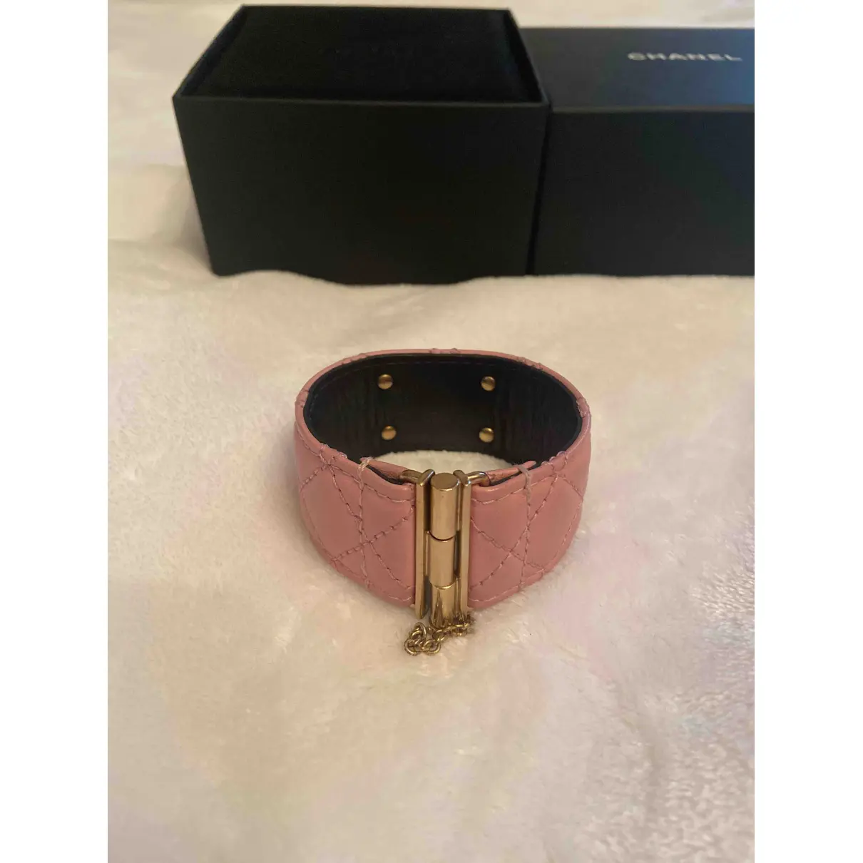 Buy Chanel CC leather bracelet online