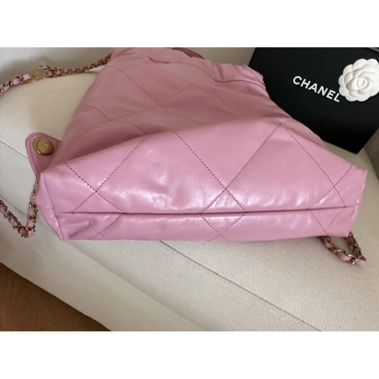 Leather backpack Chanel