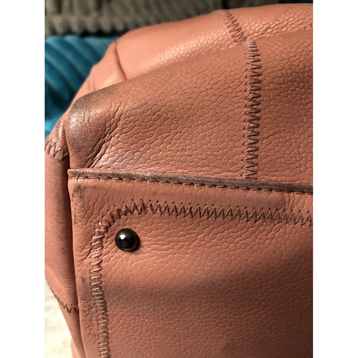 Leather bowling bag Chanel - Vintage