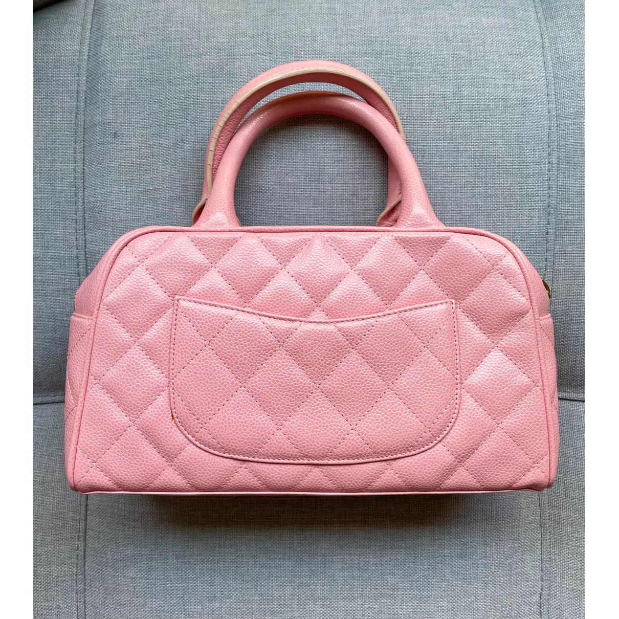 Buy Chanel Leather bowling bag online