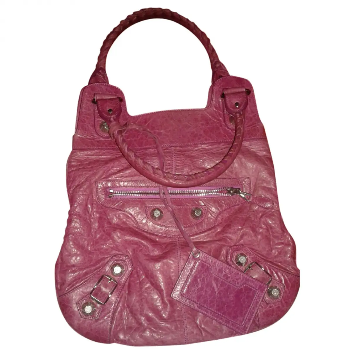 Day leather handbag Balenciaga
