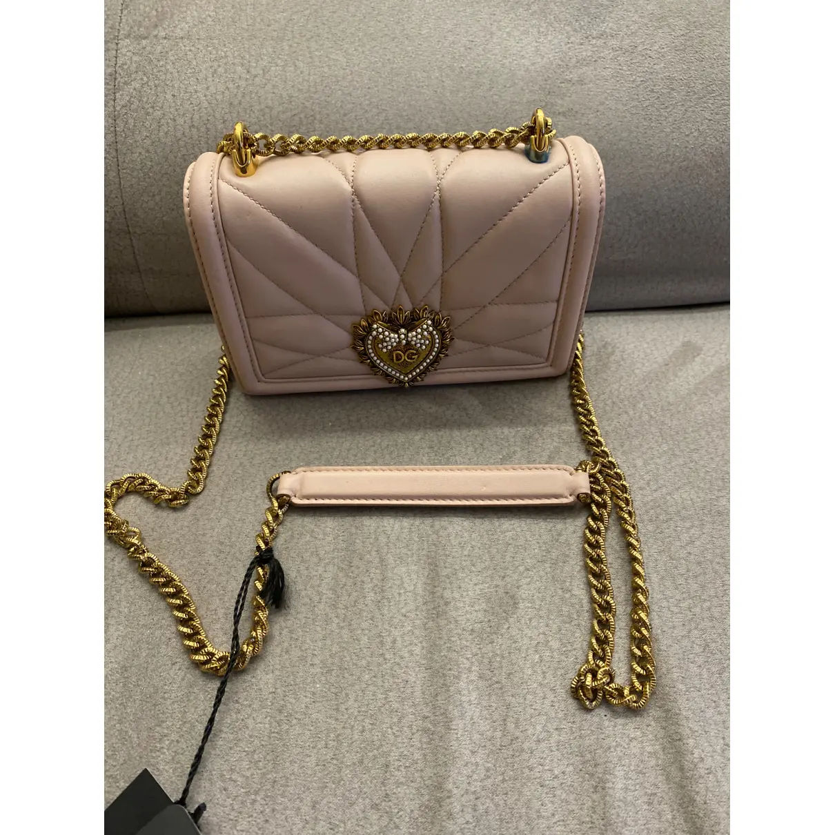 Buy Dolce & Gabbana Devotion leather handbag online