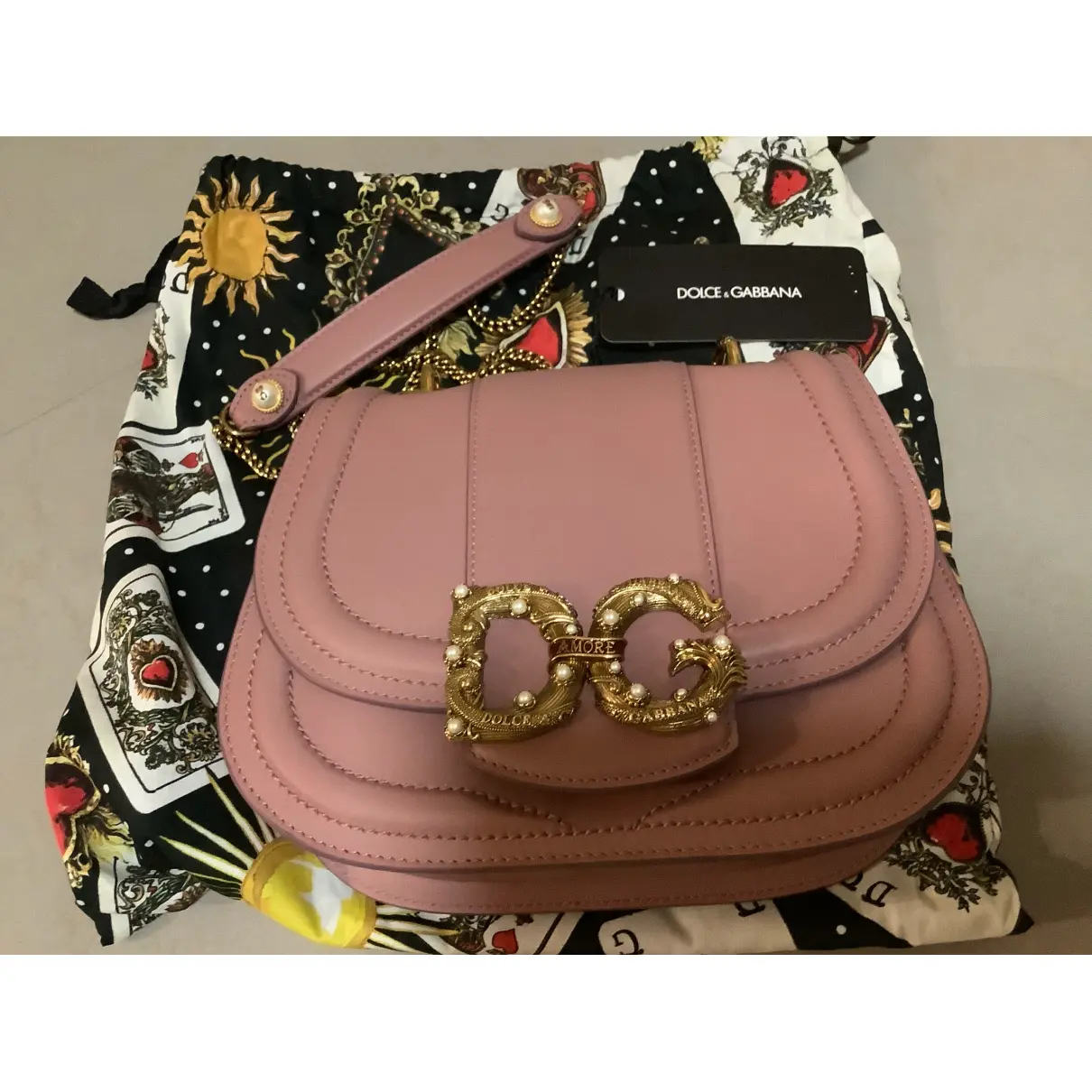 DG Amore leather handbag Dolce & Gabbana