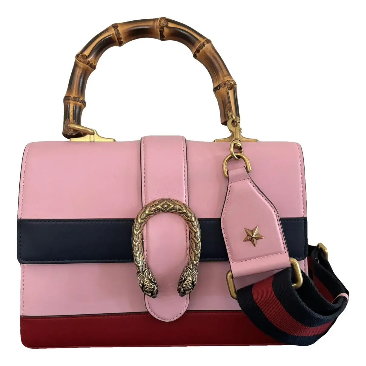 Dionysus Bamboo leather handbag Gucci