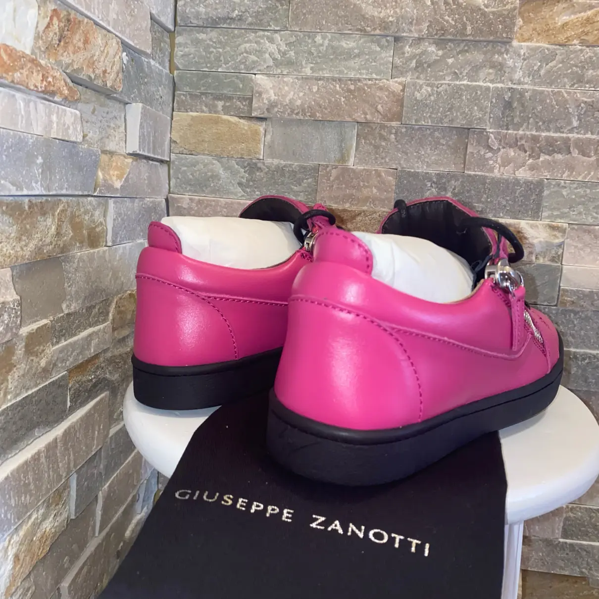 Donna leather trainers Giuseppe Zanotti