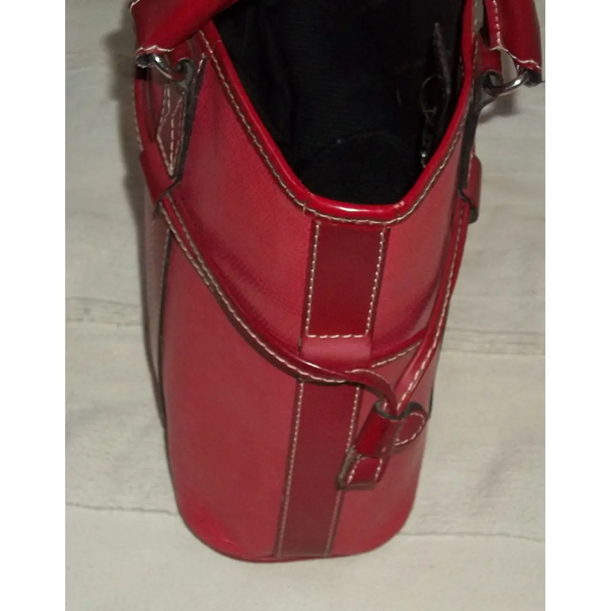 Elsa Sellier leather handbag Lancel