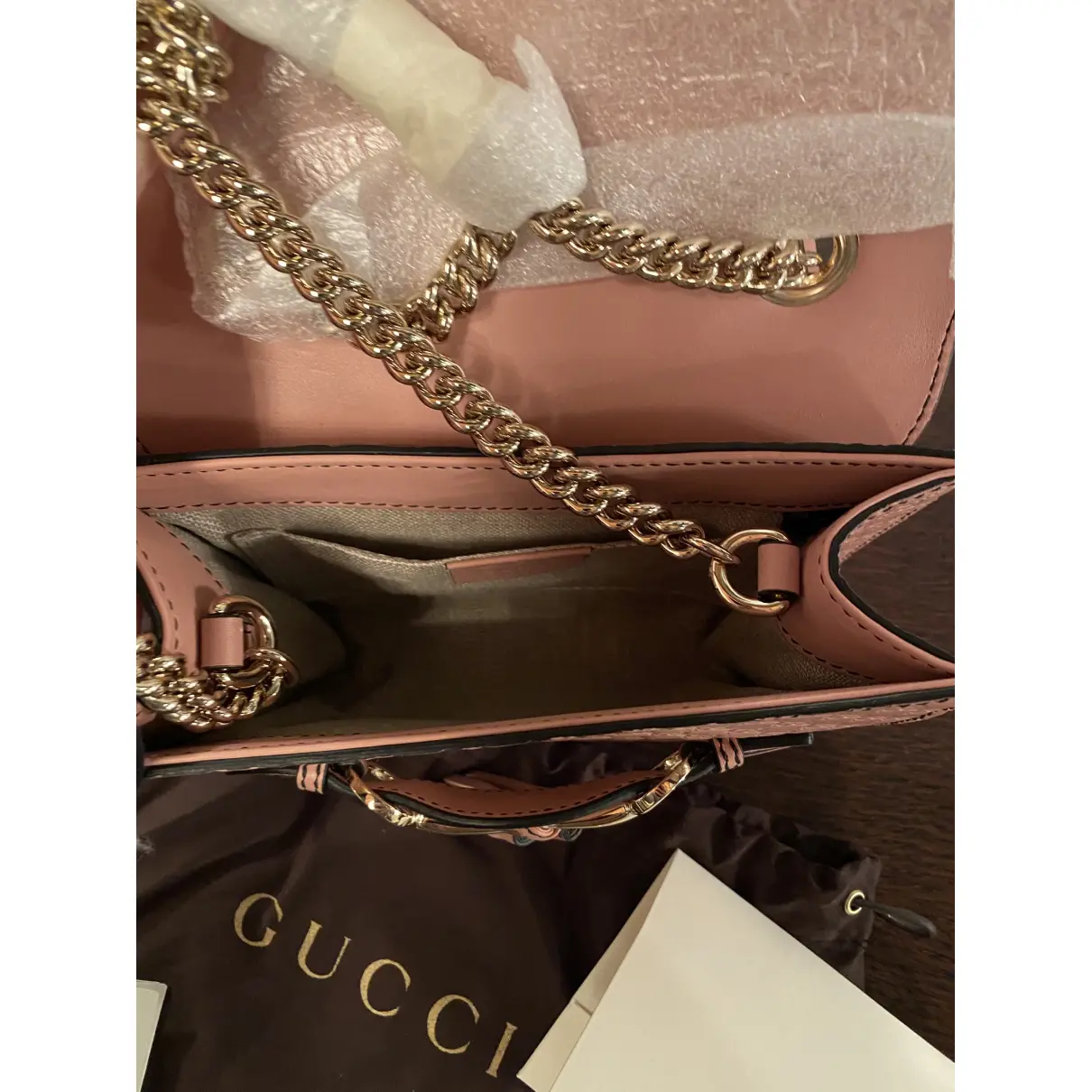 Emily leather handbag Gucci