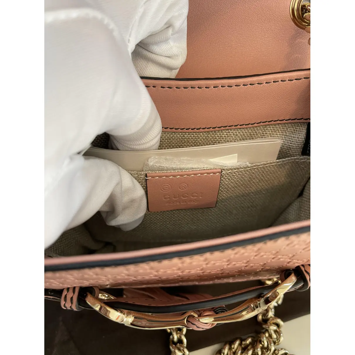 Emily leather crossbody bag Gucci