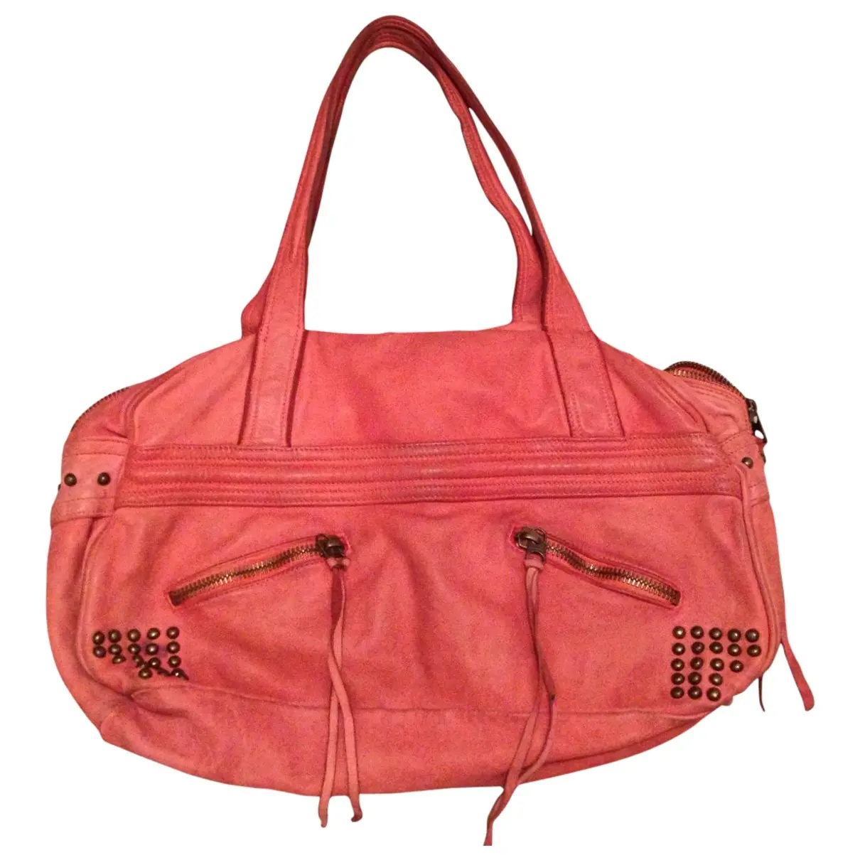 Pink Leather Handbag Zadig & Voltaire
