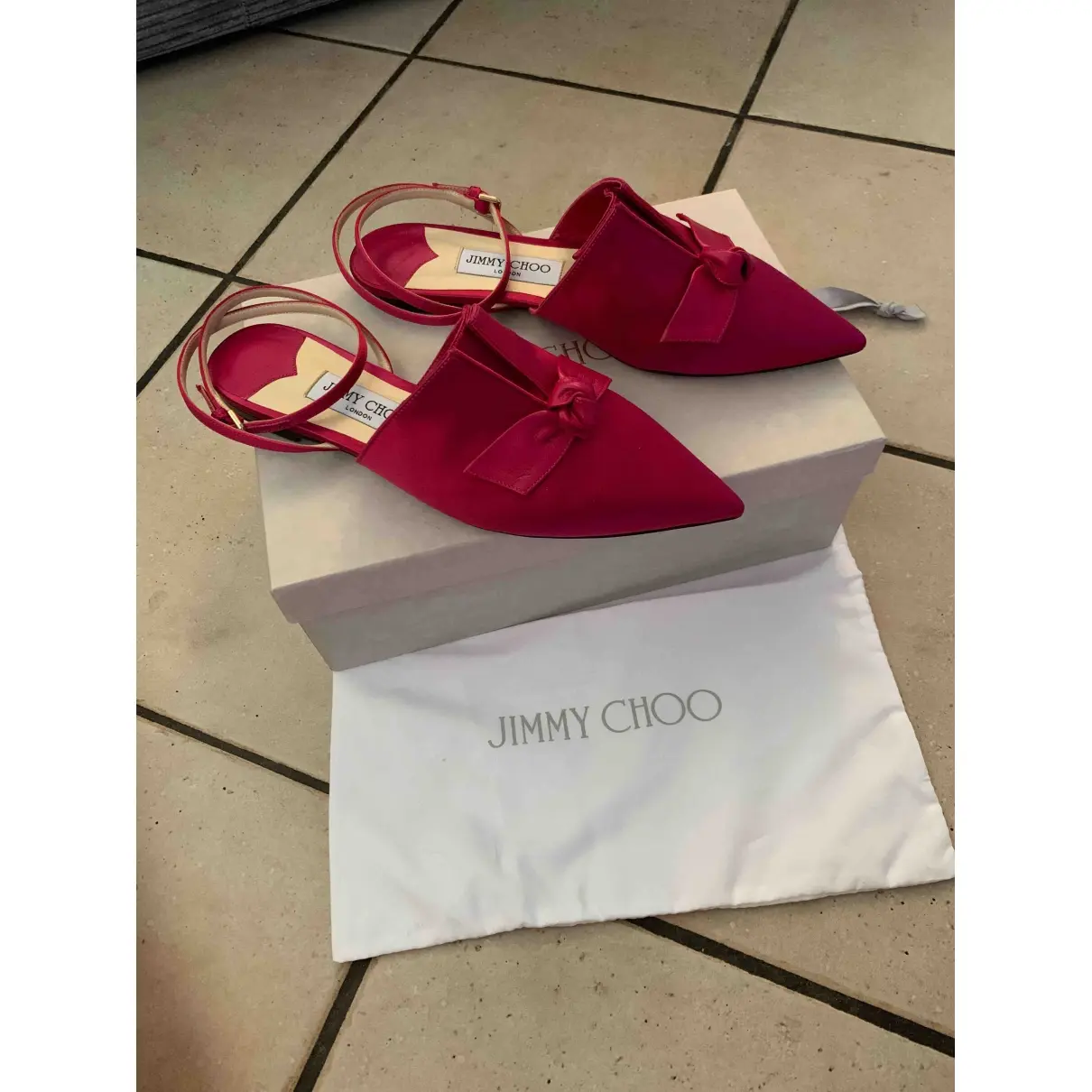 Buy Jimmy Choo Leather ballet flats online