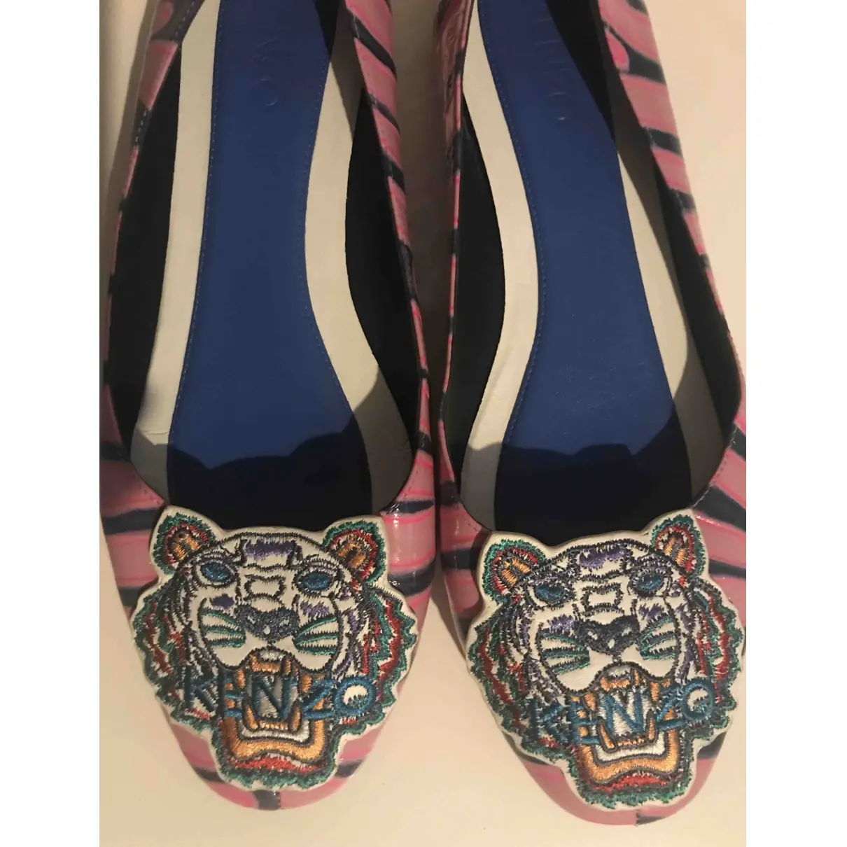 Kenzo Leather ballet flats for sale