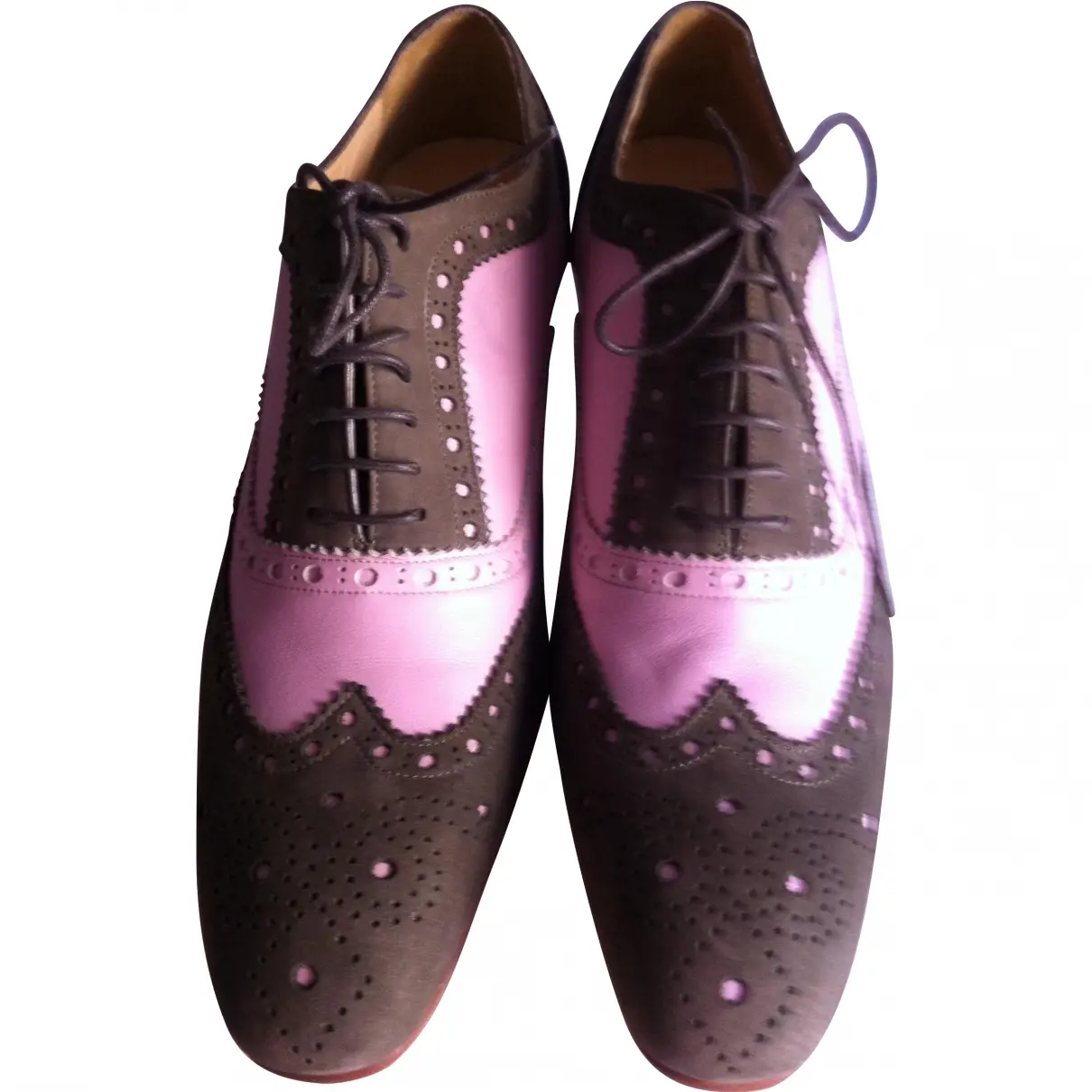 Pink Leather Lace ups Manee Milano