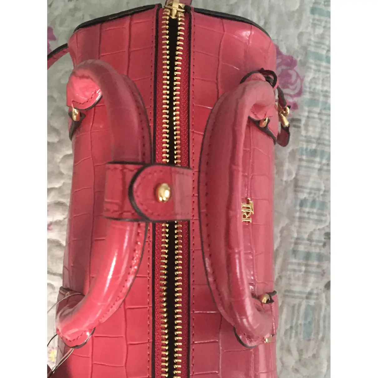 Leather satchel Lauren Ralph Lauren