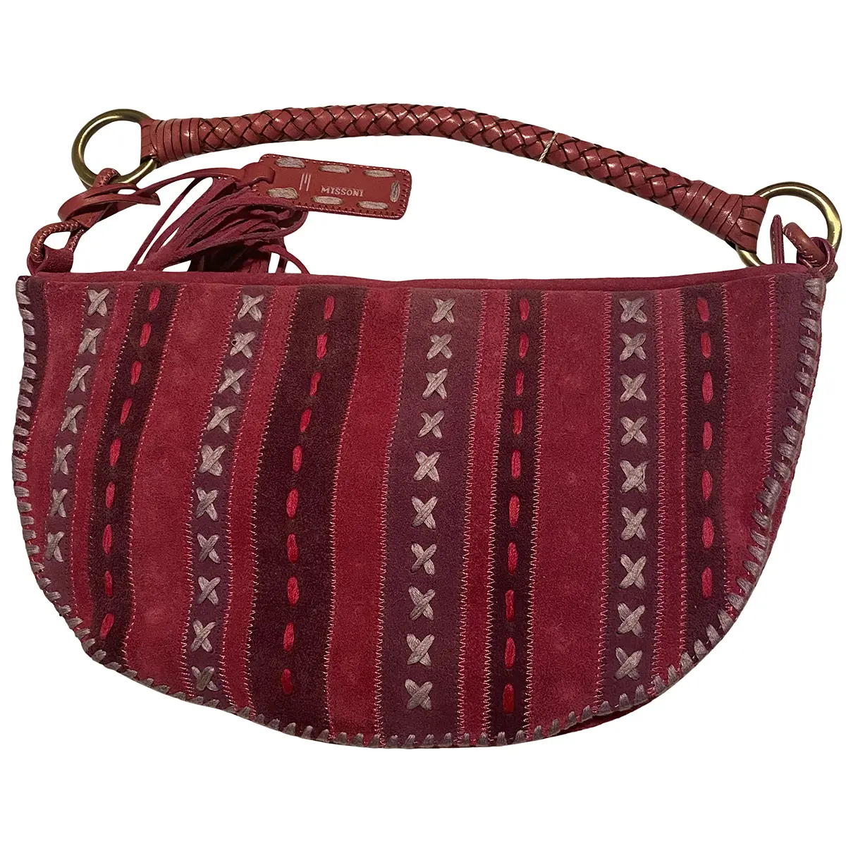 Leather handbag M Missoni - Vintage