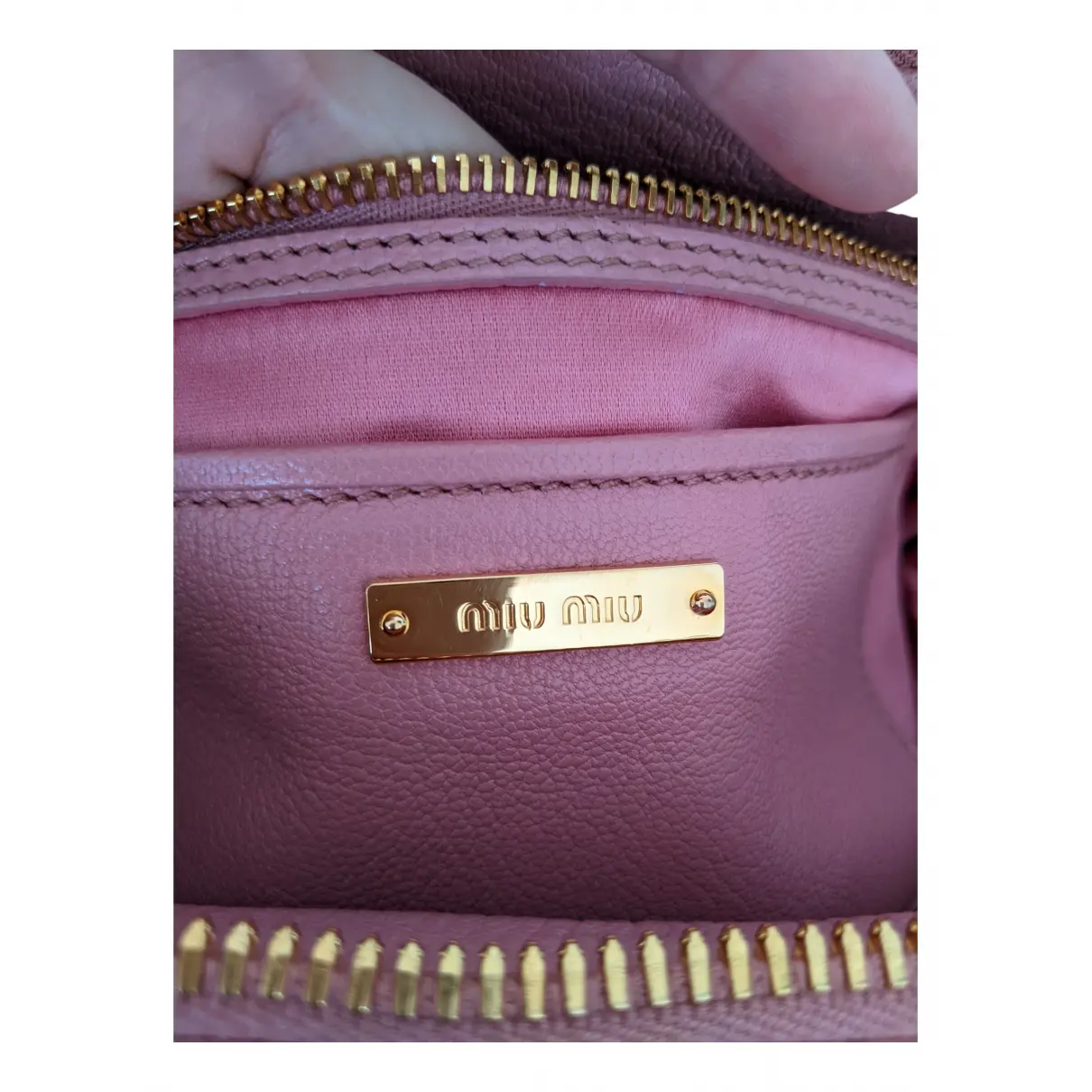 Buy Miu Miu Madras leather handbag online