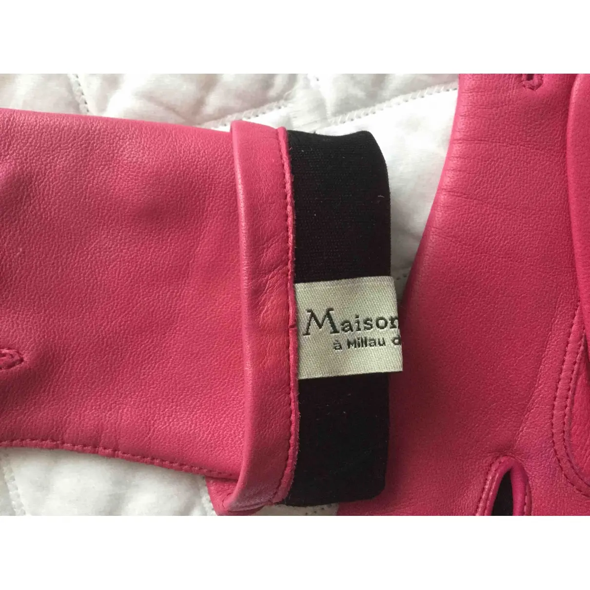 Maison Fabre Leather gloves for sale