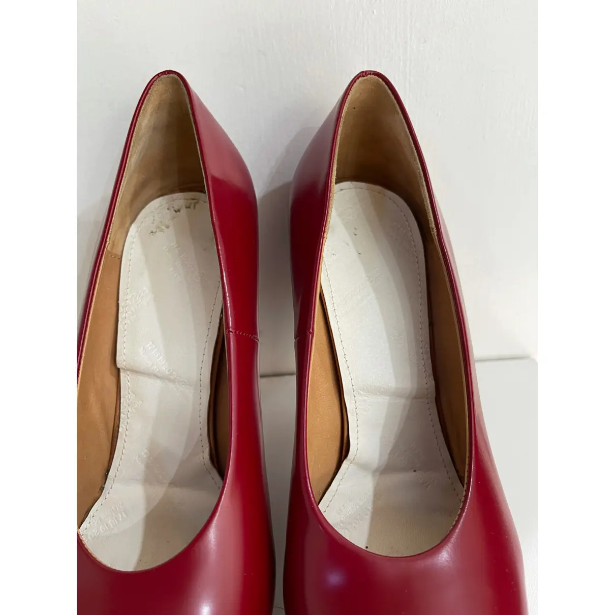 Leather heels Maison Martin Margiela