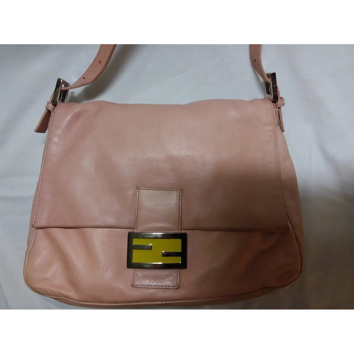 Mamma Baguette  leather handbag Fendi - Vintage